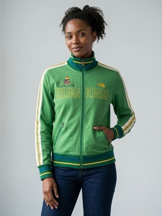 The North Face Jackets & Blazers - Vintage The North Face Green Kilimanjaro Track Jacket with Yellow Accents